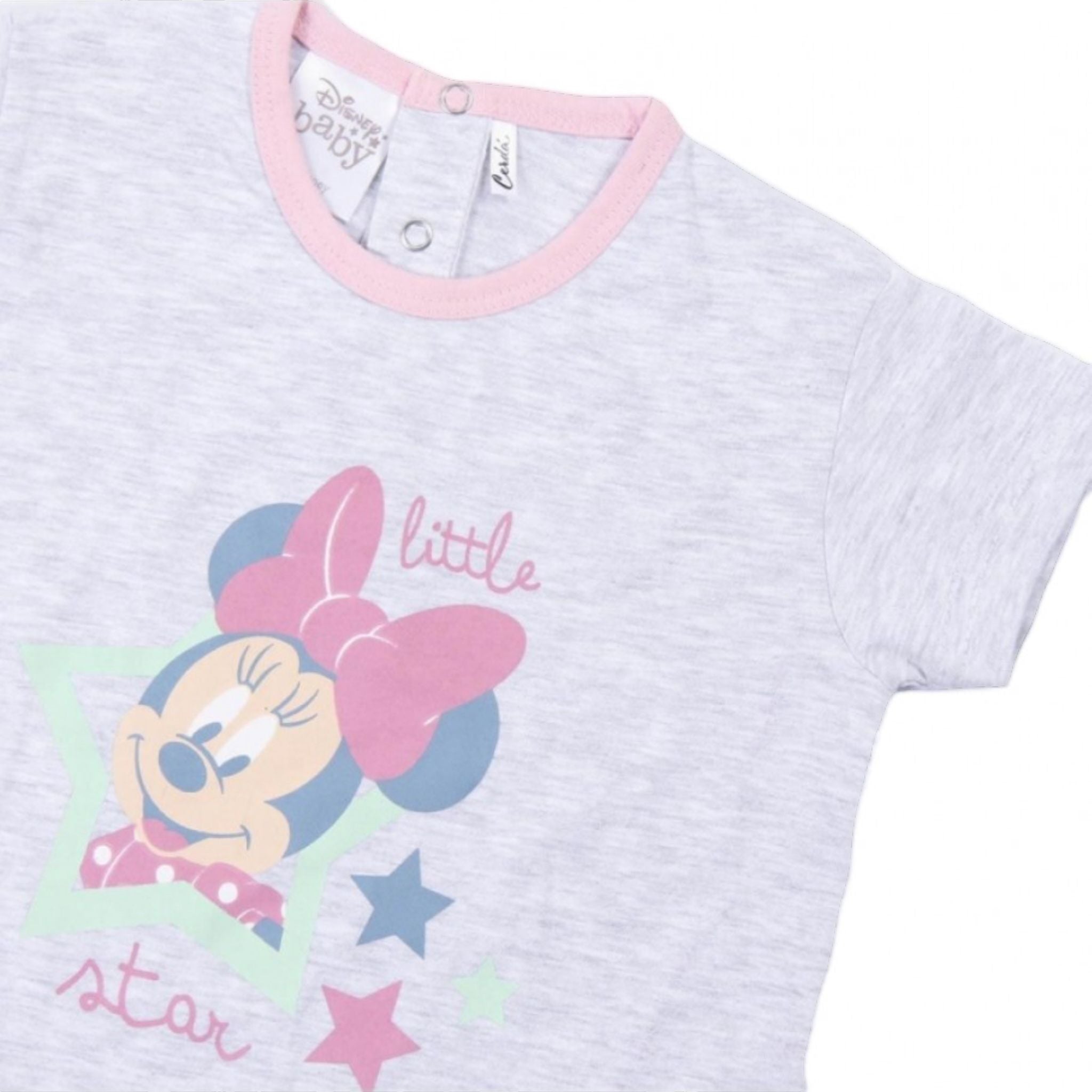 Pigiama Corto 100% Cotone Disney Minnie