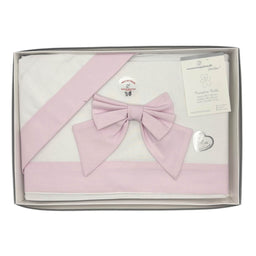 Completo Carrozzina Fiocco 100% Cotone