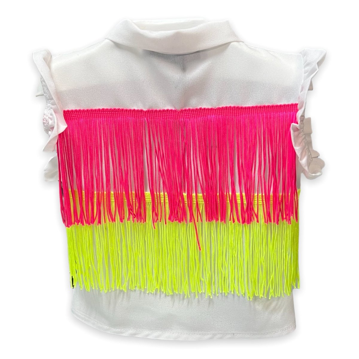 Camicia Con Balze Fluo Neonata