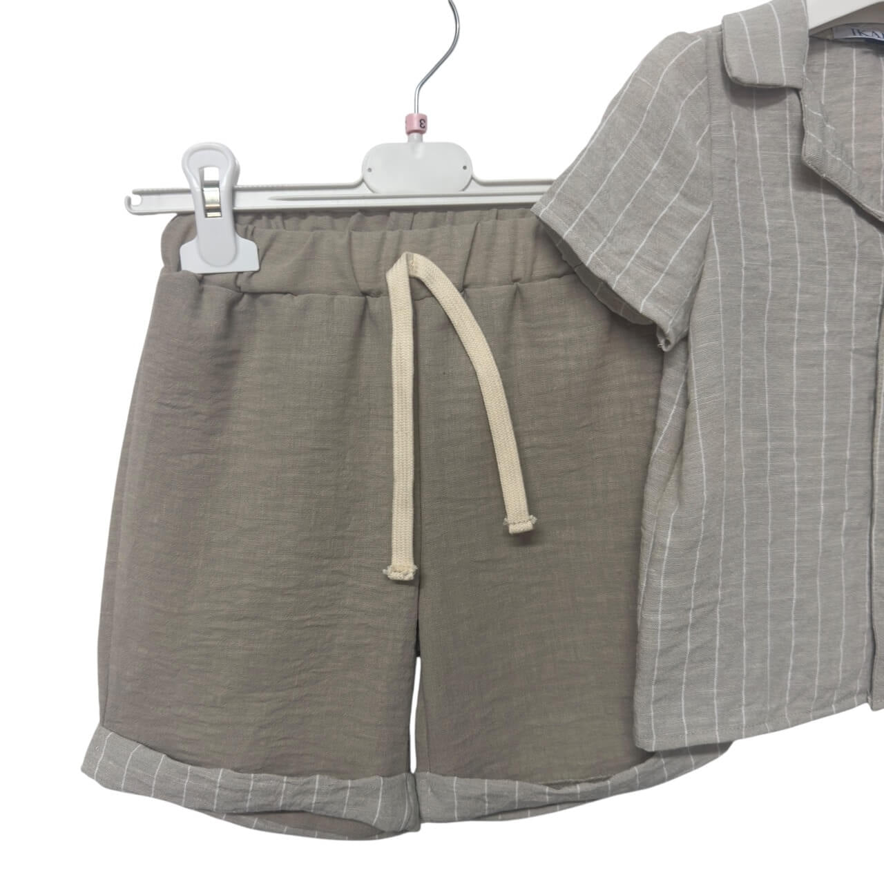 Completo bambino a righe