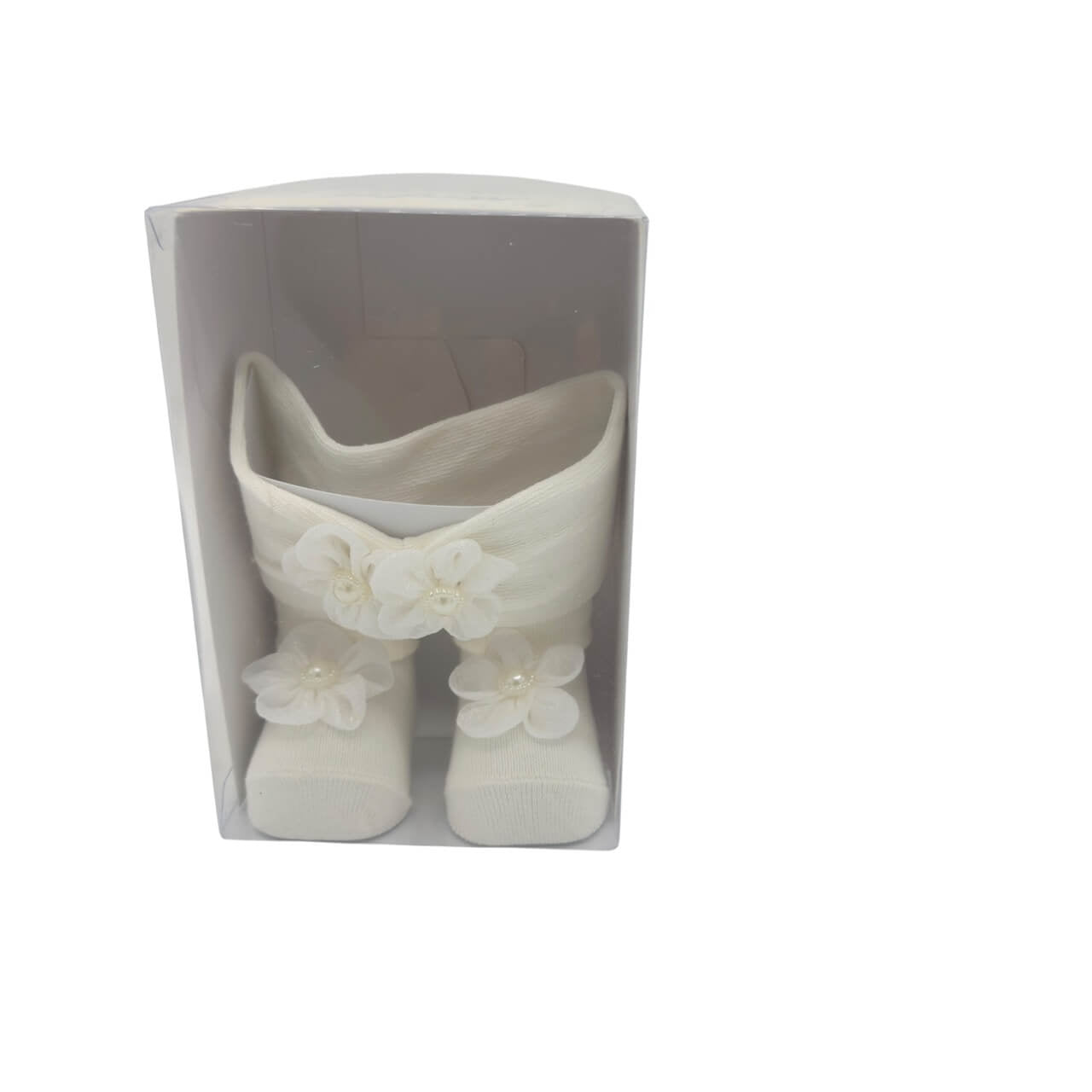 Set fascetta+scarpe in Caldo Cotone