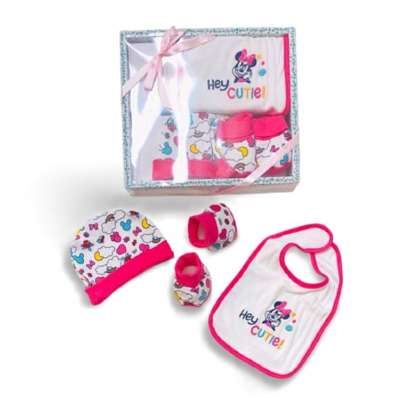 SET Disney Cappello, bavetta e scarpette Cappello