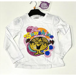 T-shirt Mr Man Little Miss 4/8 anni 100% Cotone