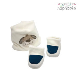 Set Cappello + Scarpe in ciniglia HopHoplà Thiago