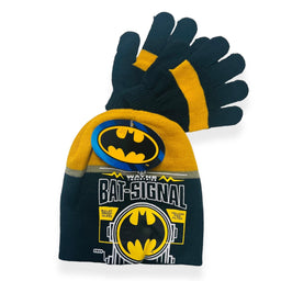 Cappello in Lana Batman con Guanti