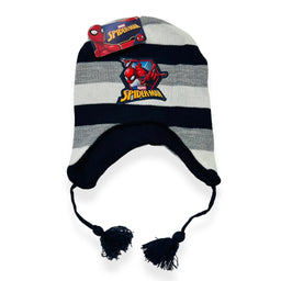 Cappello in Lana Spider Man modello eschimese
