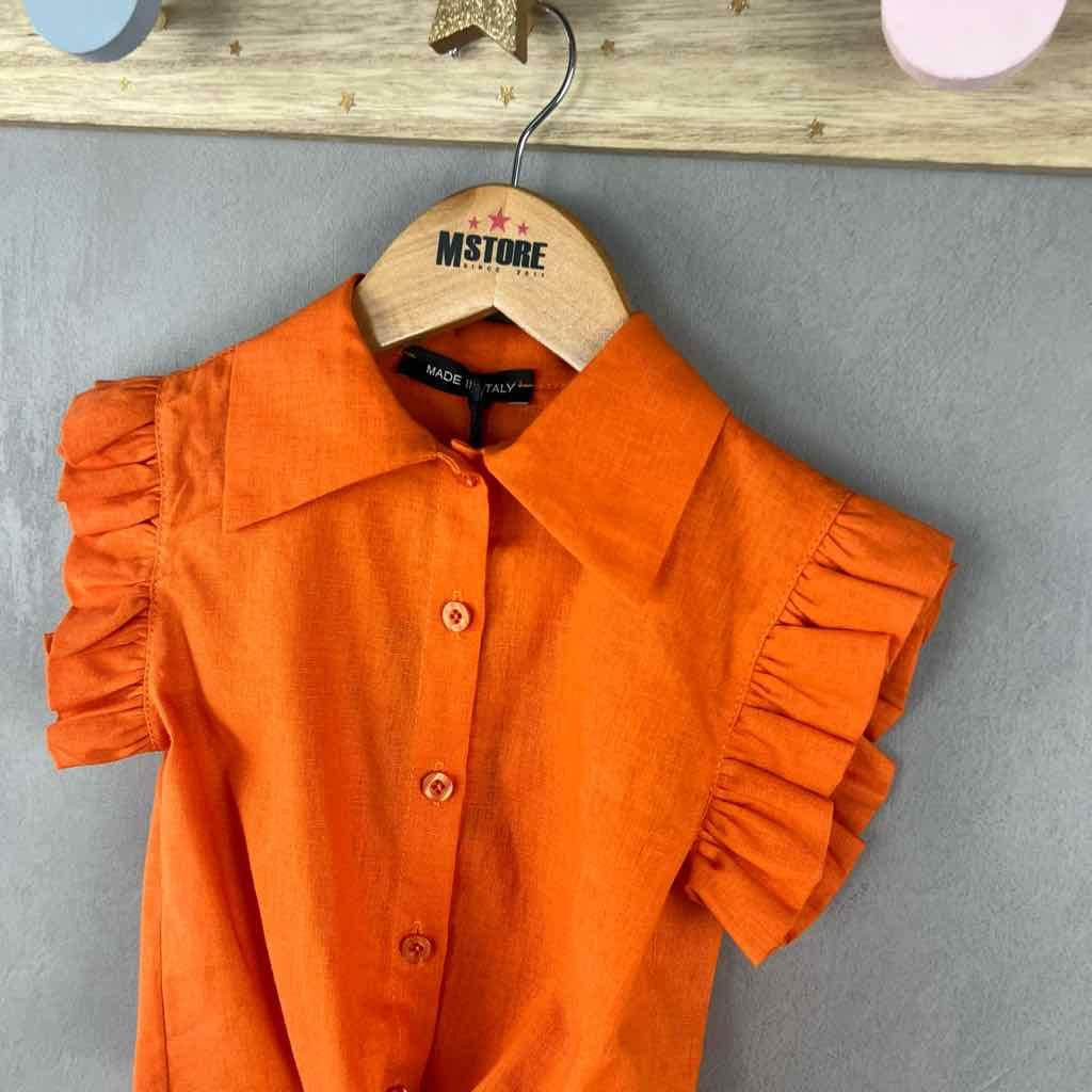 Camicia Bimba In Lino