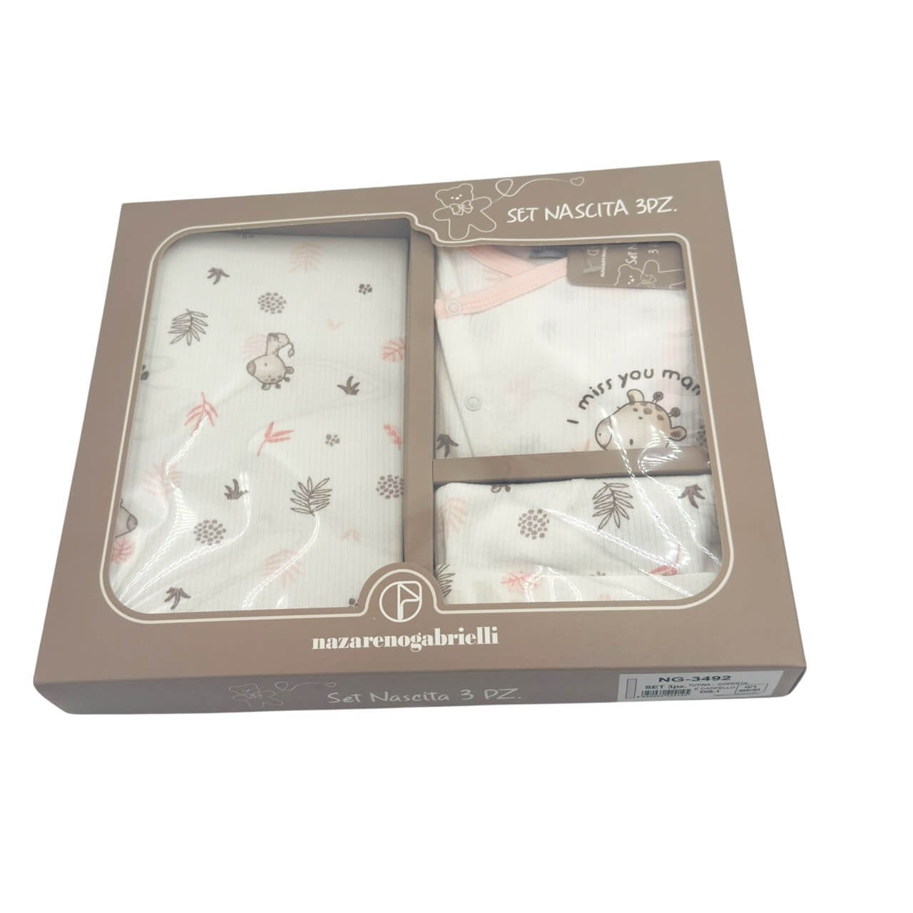 Set 3 pezzi in Caldo Cotone Nazareno Gabrielli