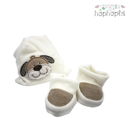 Set Cappello + Scarpe in ciniglia HopHoplà Thiago