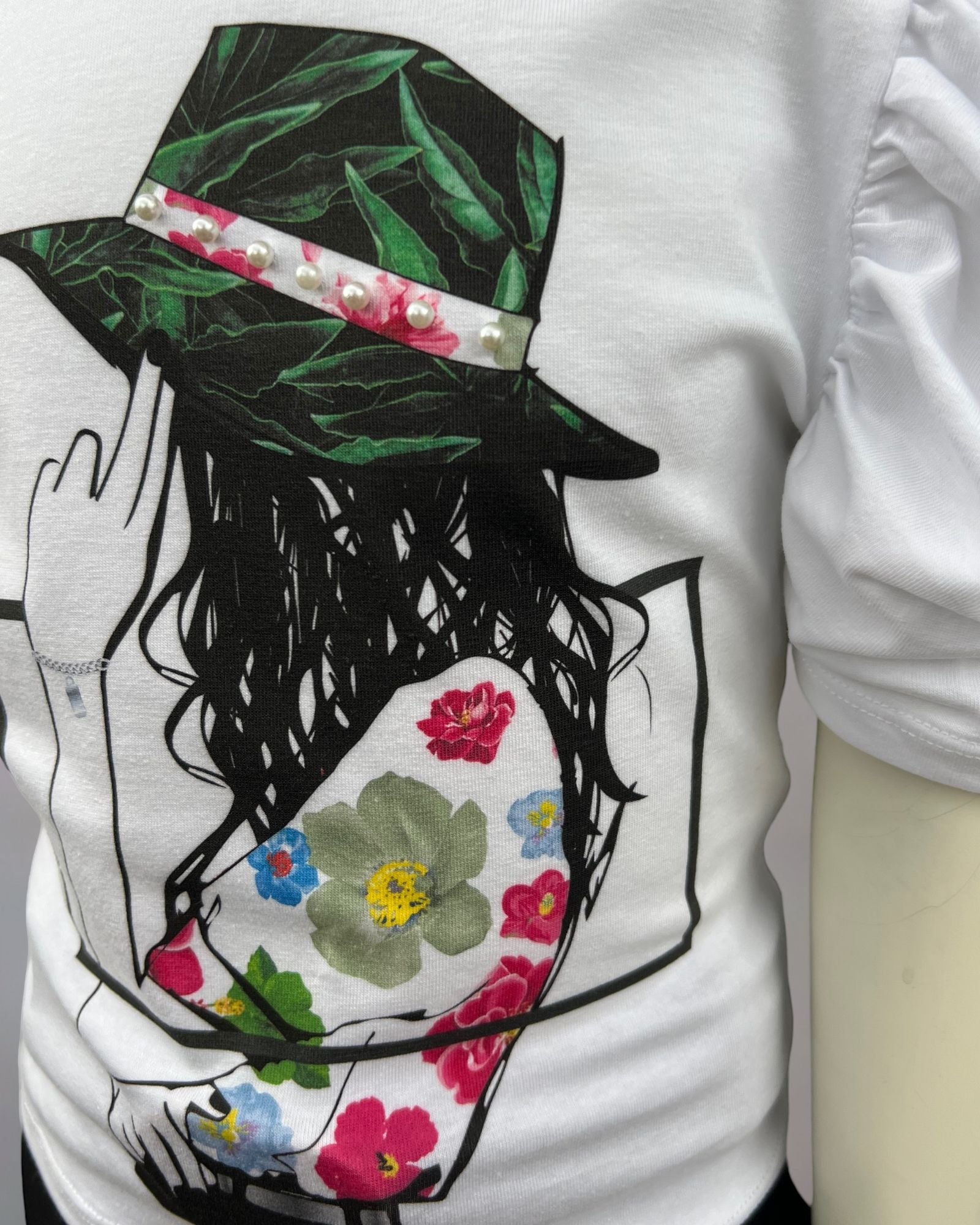 T-shirt Manica a Sbuffo