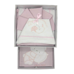 Completo Lenzuola + Copertina Cotone Lettino