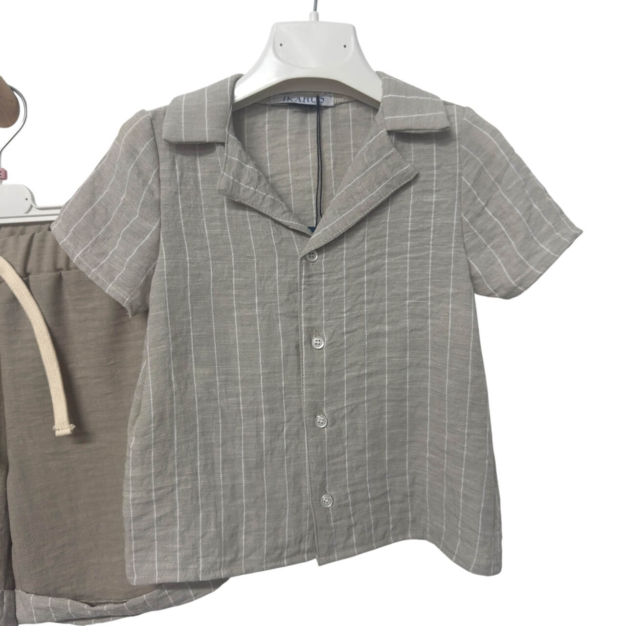 Completo bambino a righe