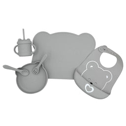Set Pappa da 5 Pezzi in Silicone