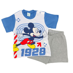 Pigiama Corto in Cotone Disney Mickey Mouse