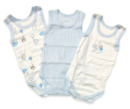 3 Body Canotta 100% Cotone Pastello