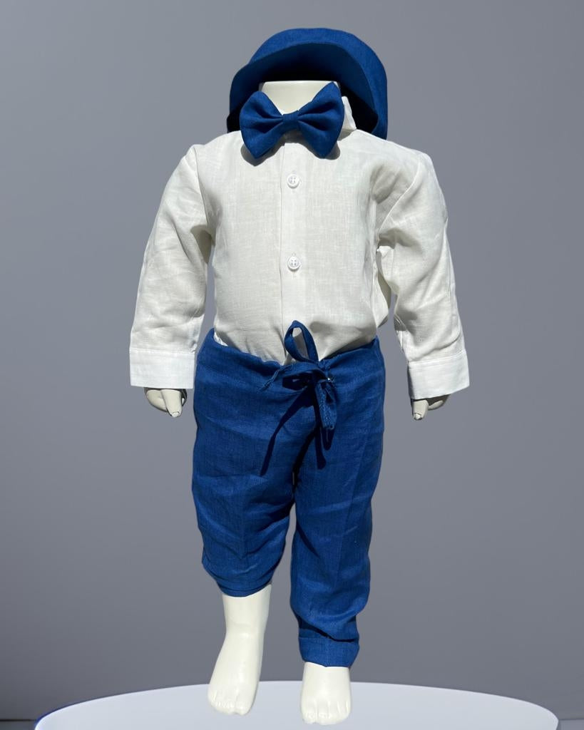 Abito Battesimale in Lino Neonato