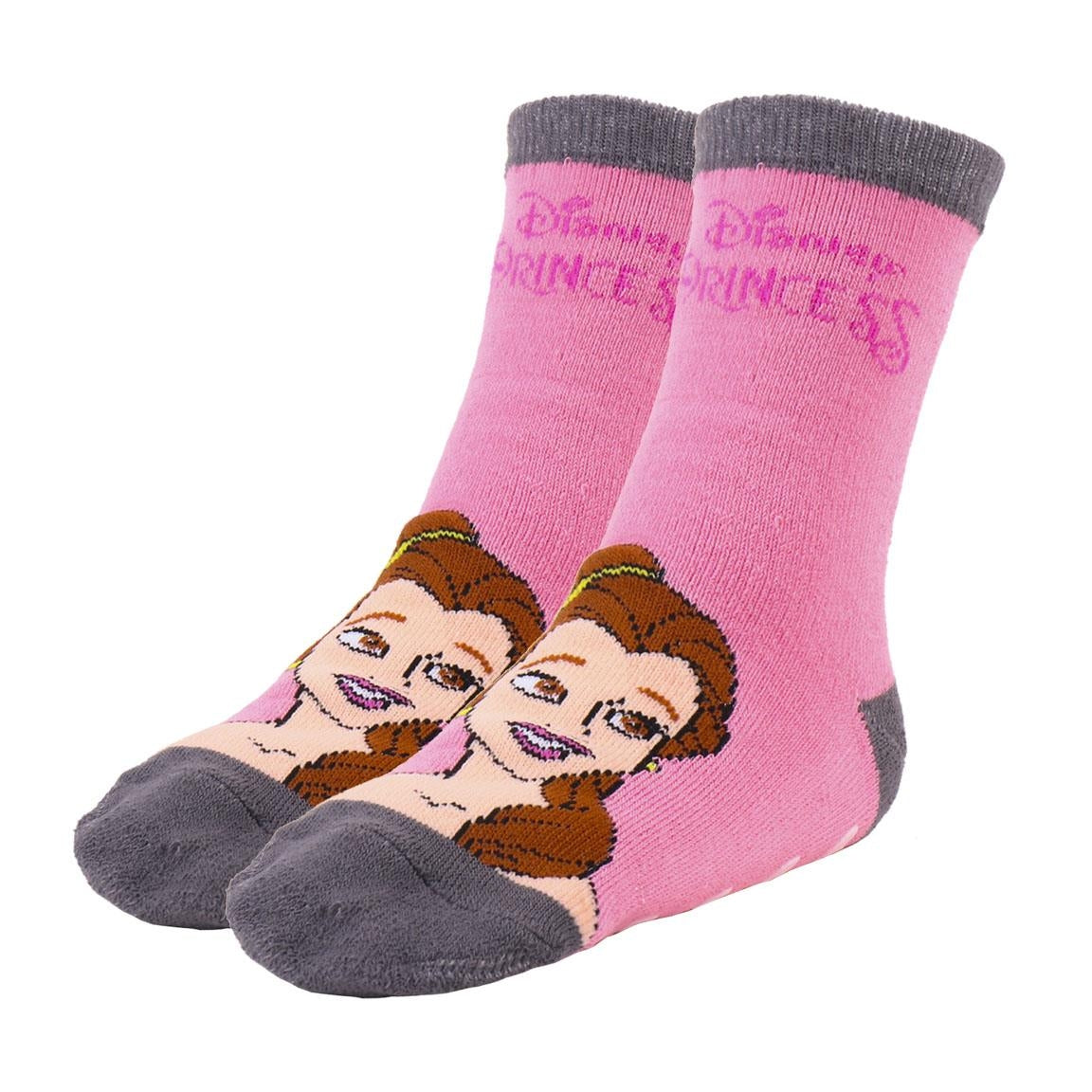 2 Coppie di Calzini Antiscivolo Principesse