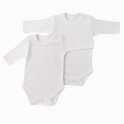 2 Body Manica Lunga Caldo Cotone Pastello