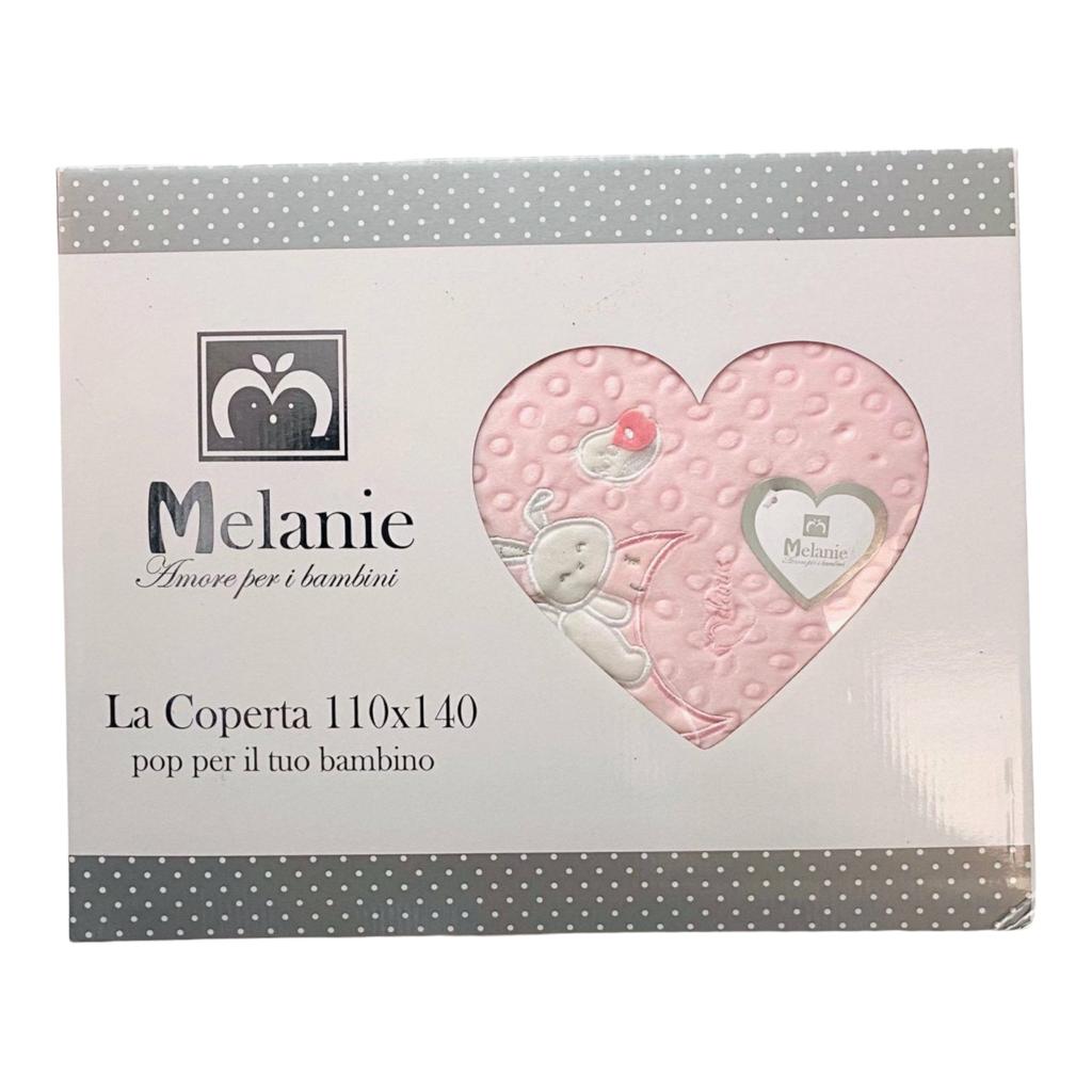 Coperta in Coral Per culla 100x140cm Melanie