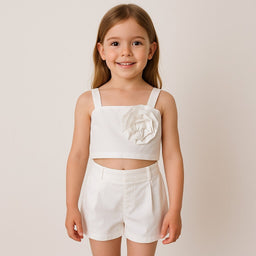 Completo Bambina Top e Shorts