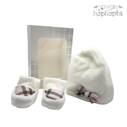 Set Cappello + Scarpe in ciniglia HopHoplà Elena