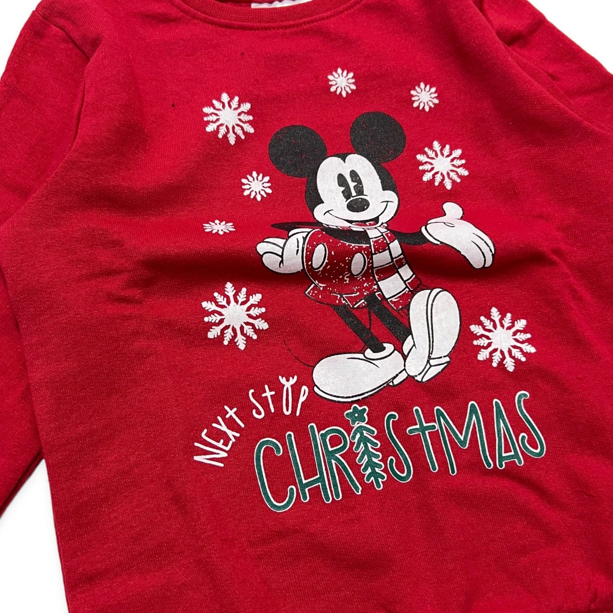 Felpa Natalizia Disney Mickey Mouse