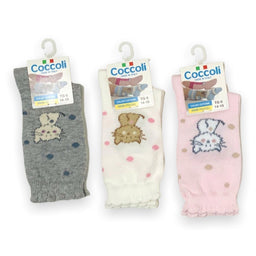 3 Calzini Alti in Caldo cotone Neonata
