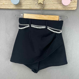 Shorts effetto gonna con Perline