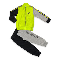 Tuta Cotone Con Zip Givova