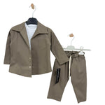 Completo 3 Pezzi Cotone neonato - Retro Stampato