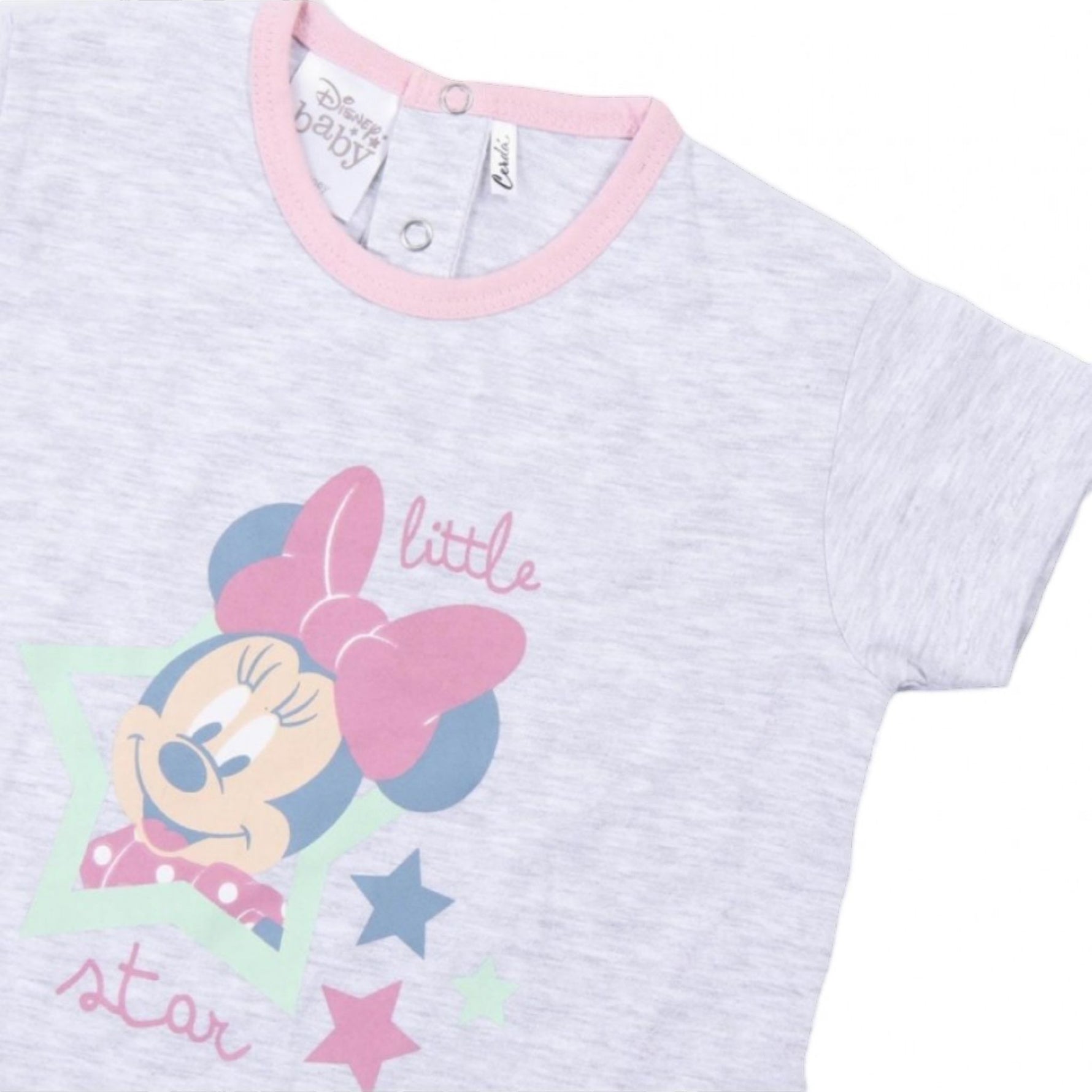Pigiama Corto 100% Cotone Disney Minnie