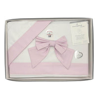 Completo Carrozzina Fiocco 100% Cotone