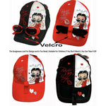 Berretto betty Boop con occhiali