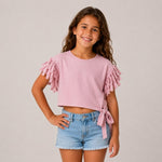 T-Shirt Bimba Mezza Manica Cotone