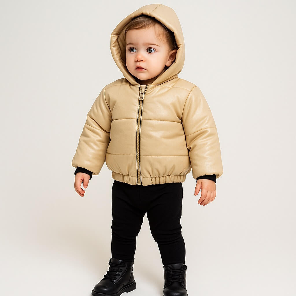 Giubbotto neonata imbottito