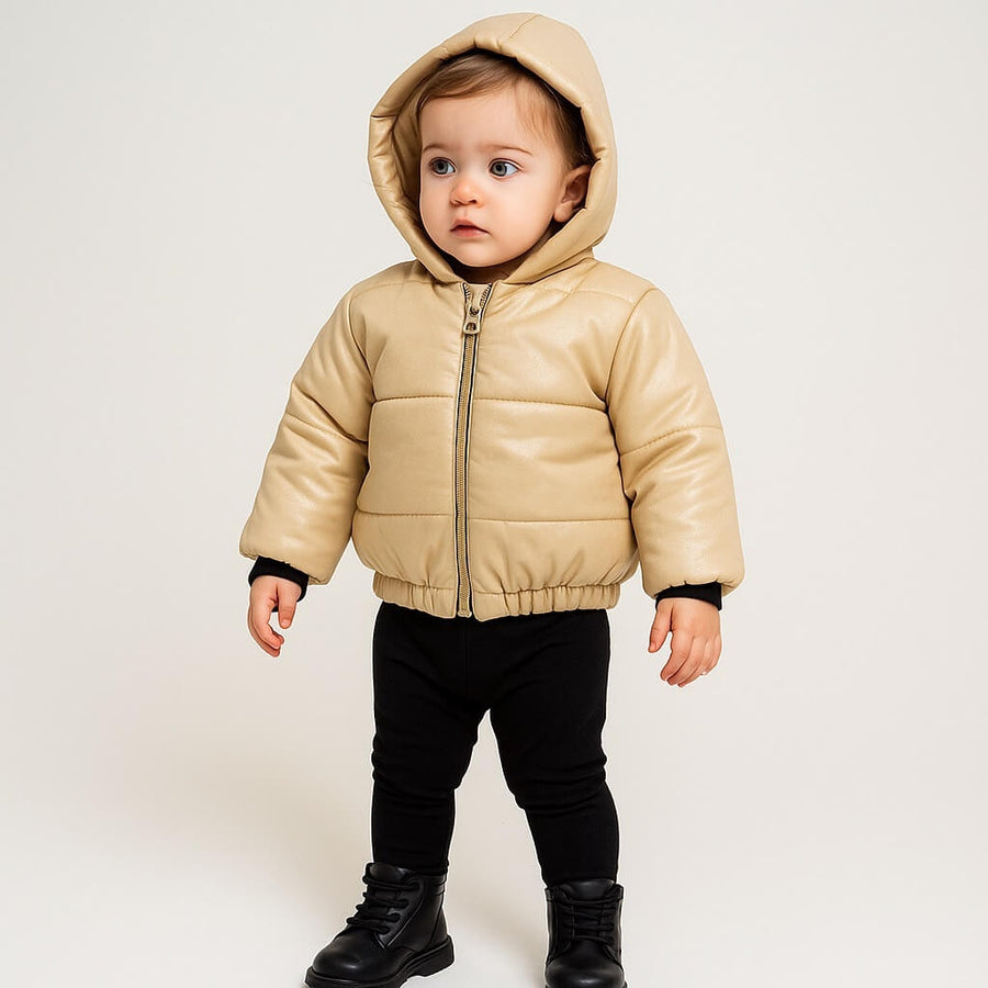 Giubbotto neonata imbottito