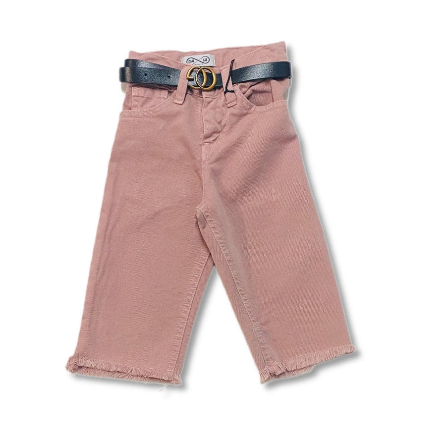 Jeans Rosa sfrangiato