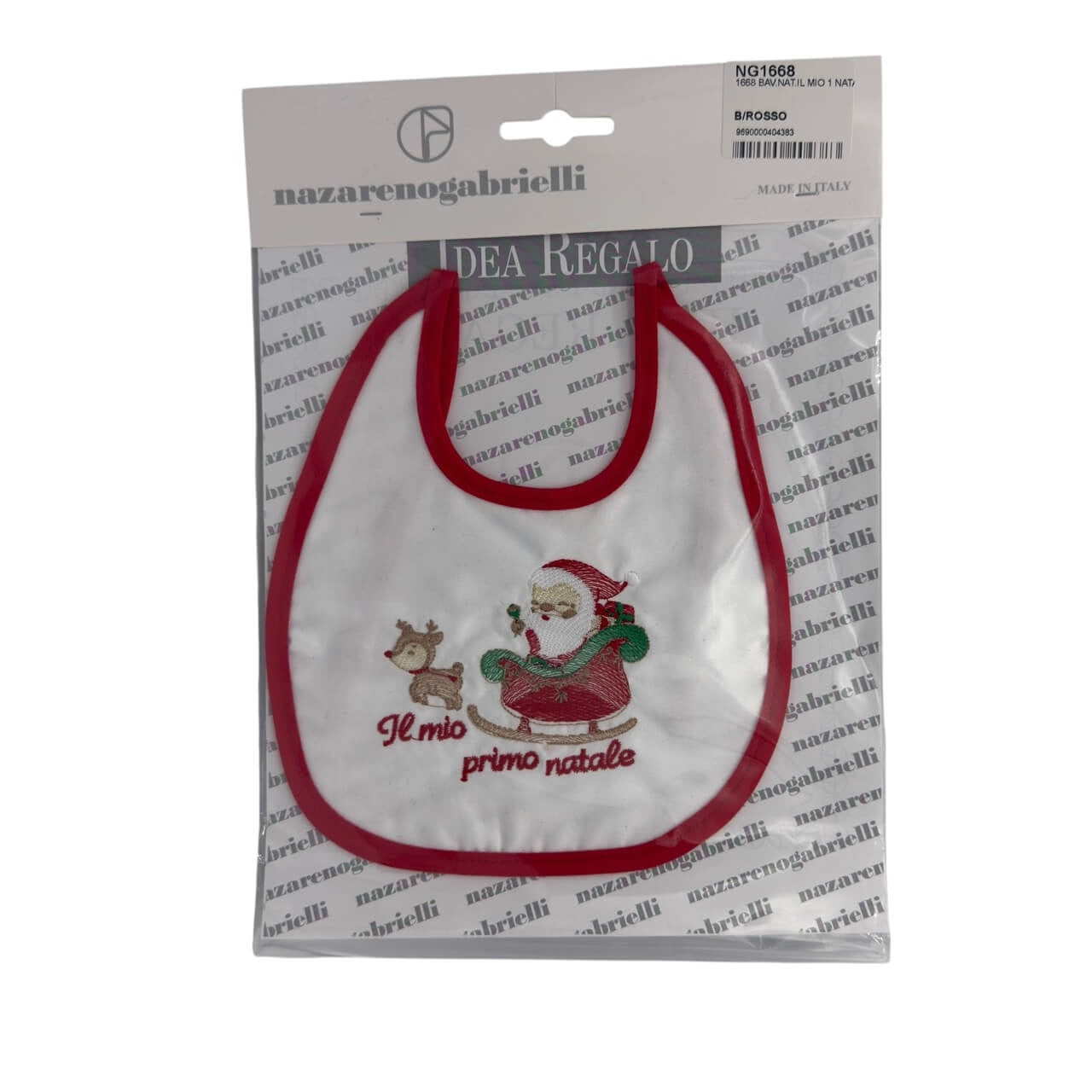 Bavetta Natalizia retro plastificato