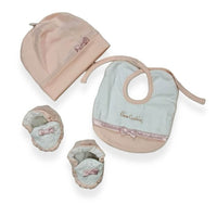 Set Cotone Cappello+scarpe+bavetta Limited Edition