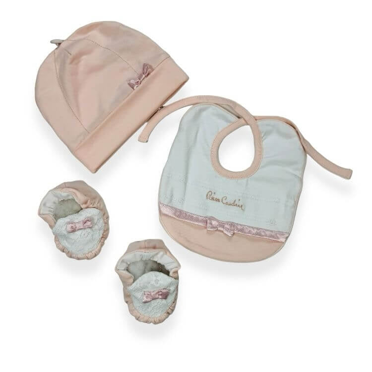 Set Cotone Cappello+scarpe+bavetta Limited Edition