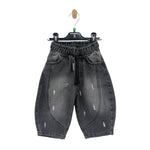 Jeans Nero Ballon Neonato - Rebel