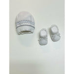 Set Cappello+Scarpe in Cotone 0/3 Mesi