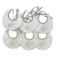 6 Bavette Ricamate Irge con Laccetti