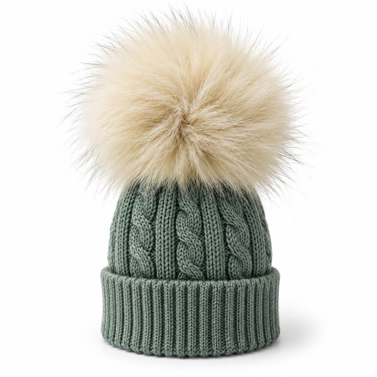 Cappello in Misto Lana PopPon in Volpe