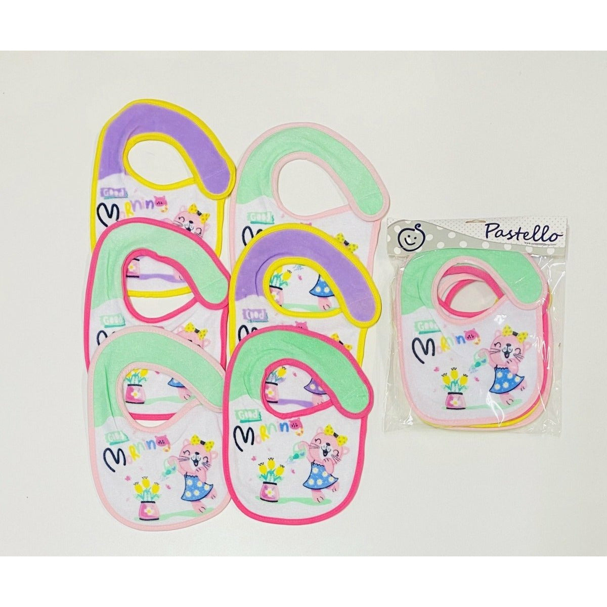 6 Bavette in spugna Pastello