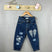 Jeans Bimbo Stampato