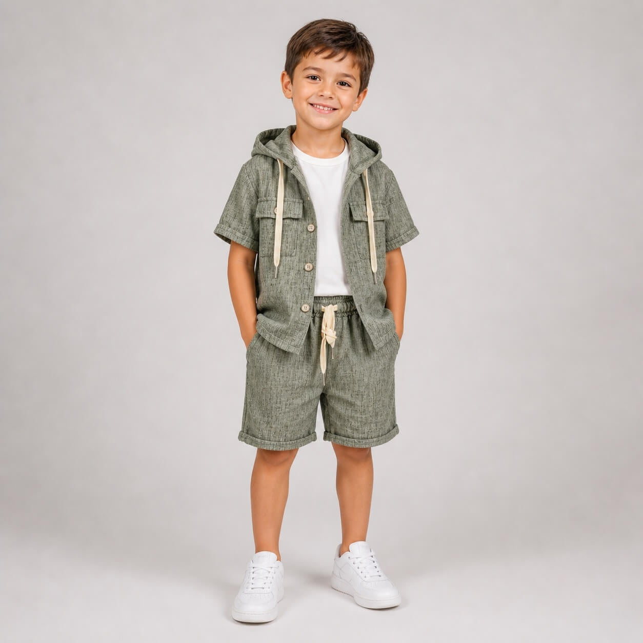 Completo 3 Pezzi Cotone Bimbo