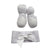 Set Scarpine + Fascia Neonata in Caldo cotone
