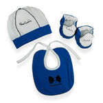 Set Cotone Cappello+scarpe+bavetta Limited Edition