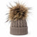 Cappello in Misto Lana PopPon in Volpe
